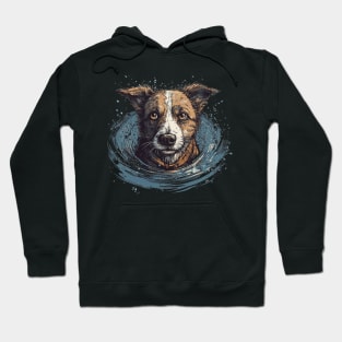 Swimming dog Hoodie